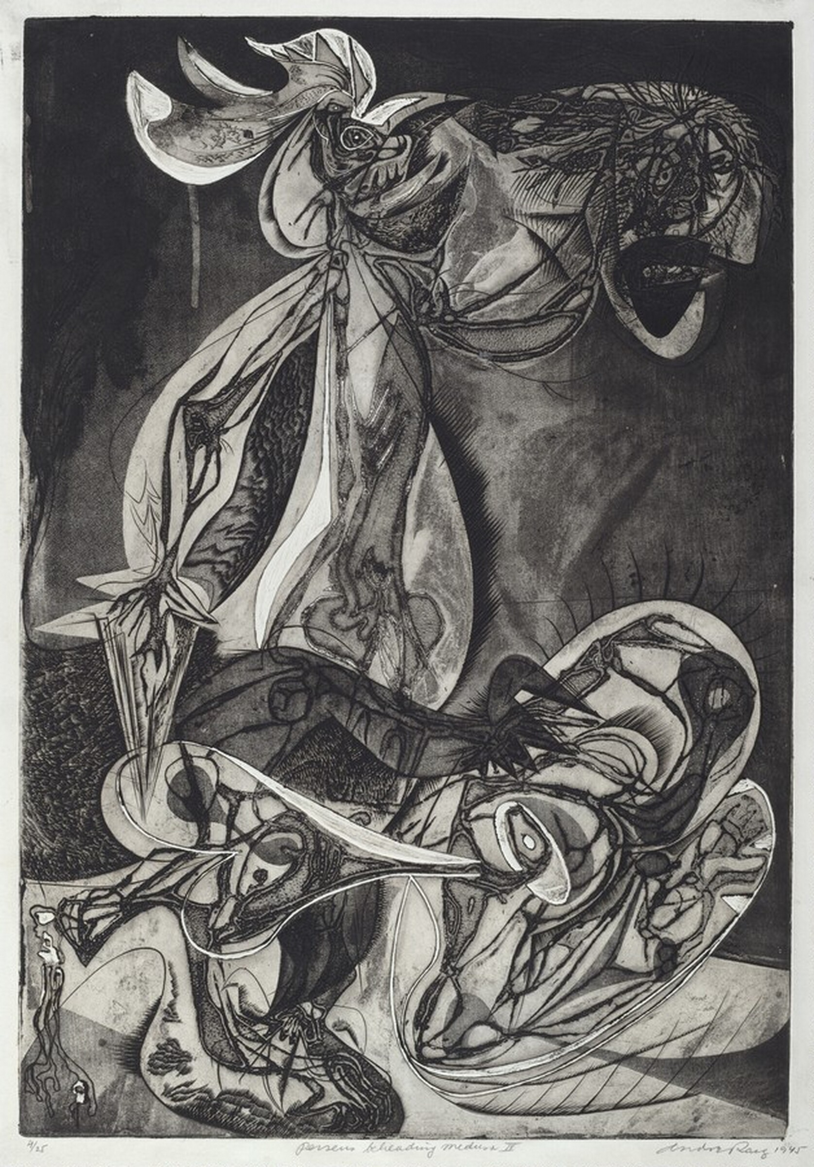 Perseus Beheading Medusa, IV, André Racz, 1945