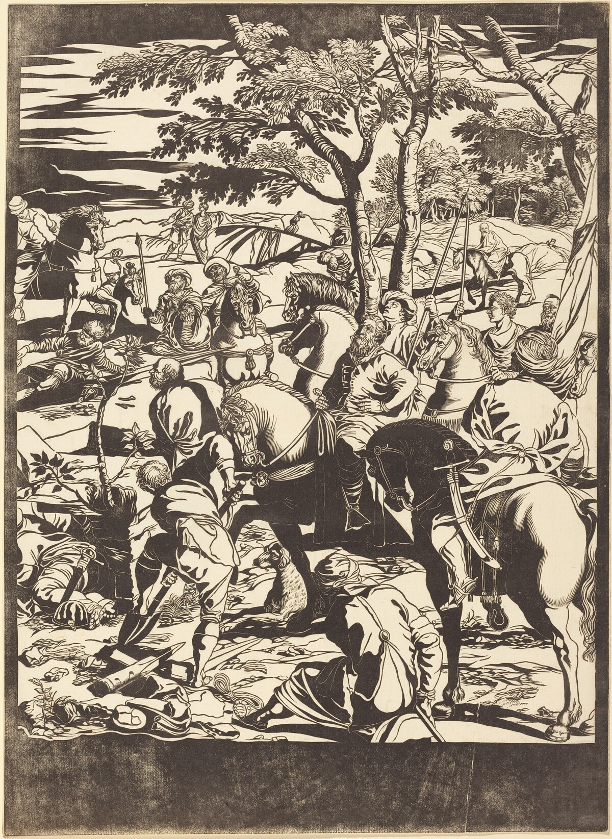 The Crucifixion [right plate]