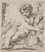 The Infant Saint John, Simone Cantarini
