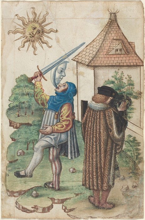 "Speak Not Against the Sun" and "Do Not Make Water Facing the Sun" [fol. 39 recto]