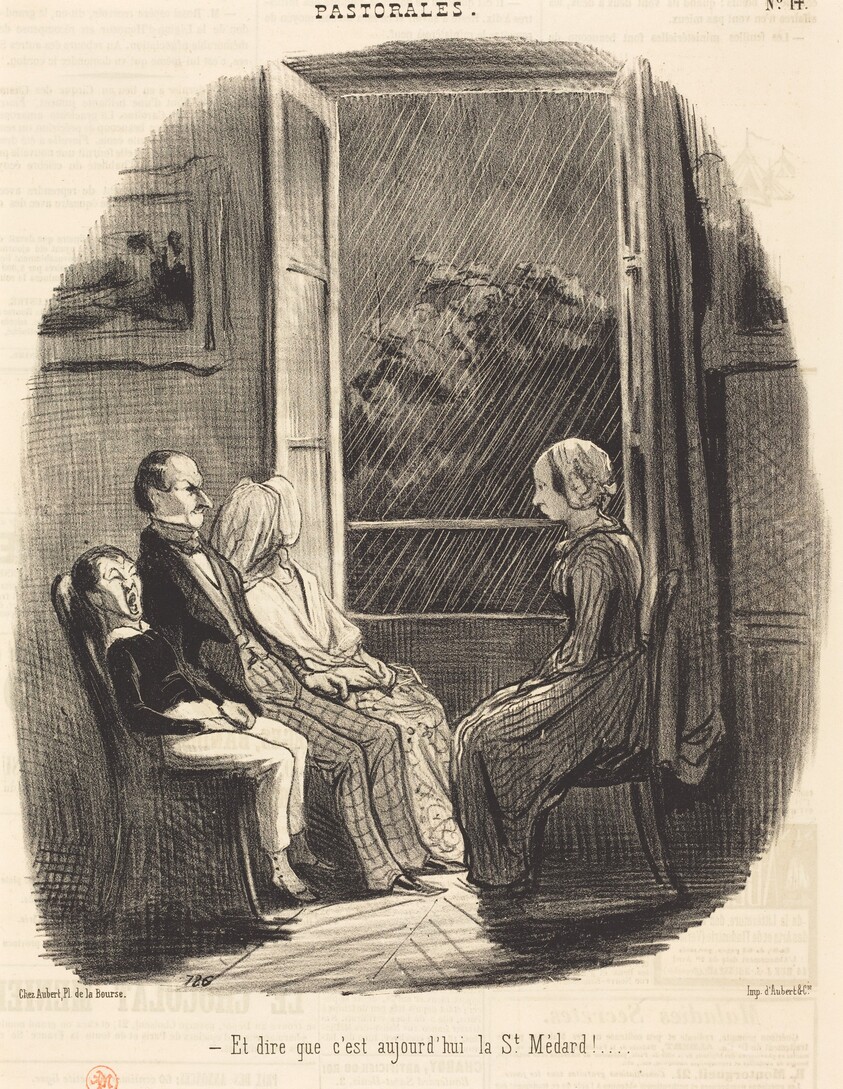 Et dire que c'est aujourd'hui la Saint-Médard!