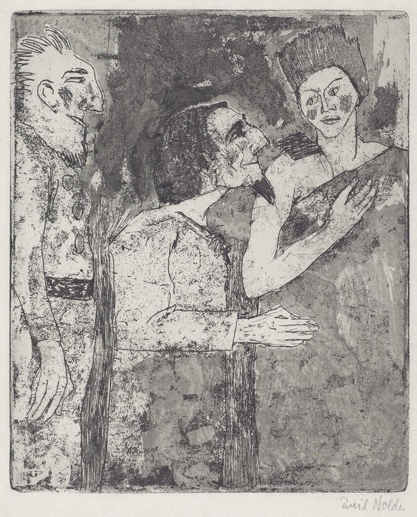 Woman, Man, and Servant (Frau, Mann, Diener)
