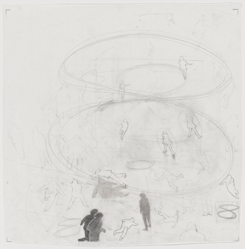 Forty Flakes [preparatory drawing]