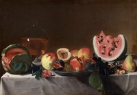 Still Life with Fruit and Carafe, Pensionante del Saraceni, c. 1610/1620
