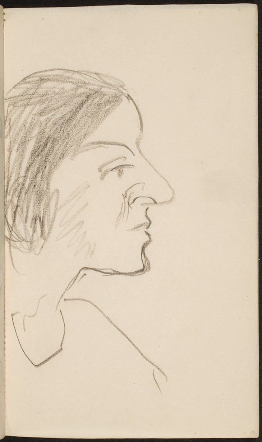 weibliches Profilbildnis (Female Profile) [p. 19]