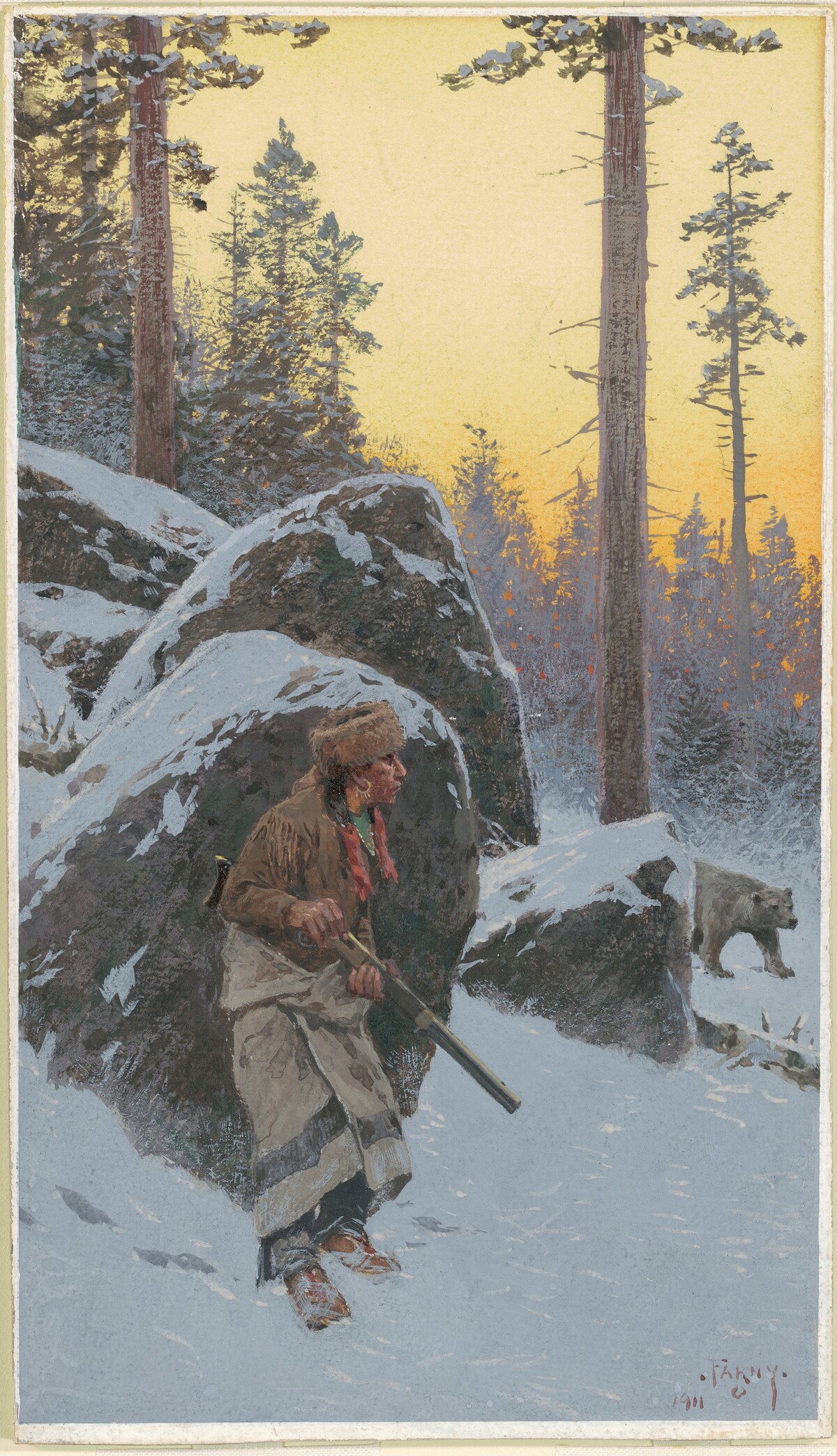 The Indian Bear Hunter