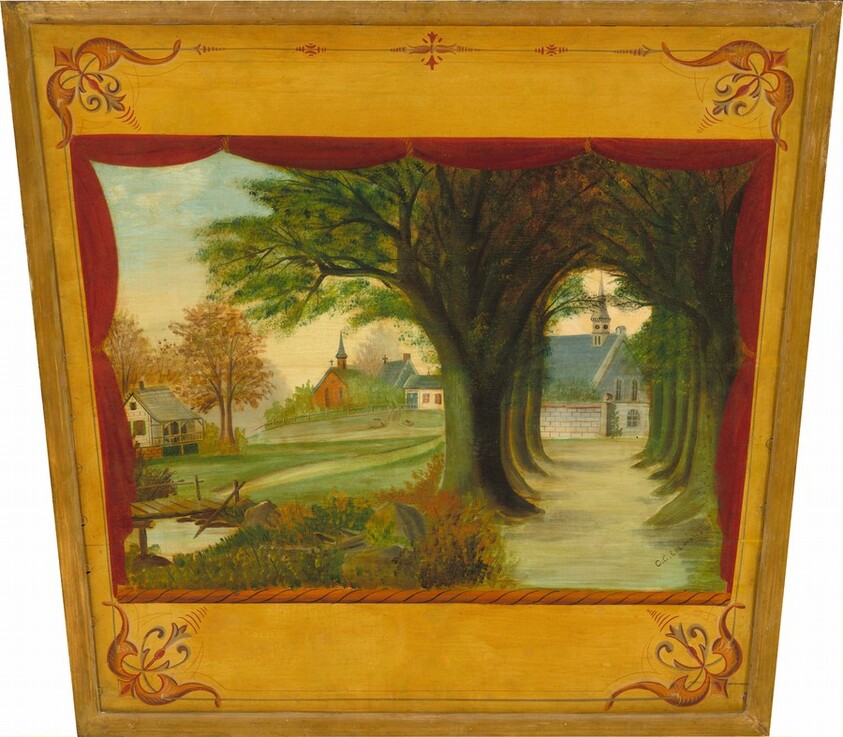 Landscape with Churches