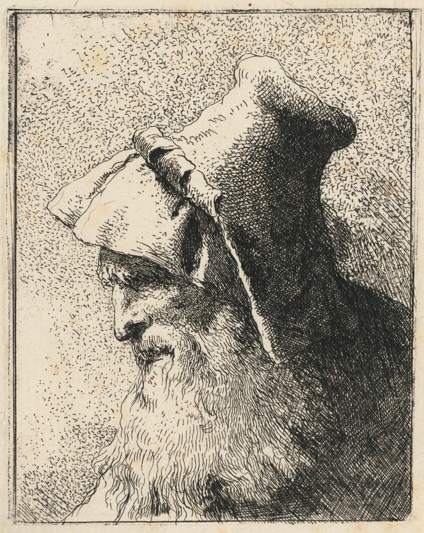 Profile of an Old Man with a Beard
