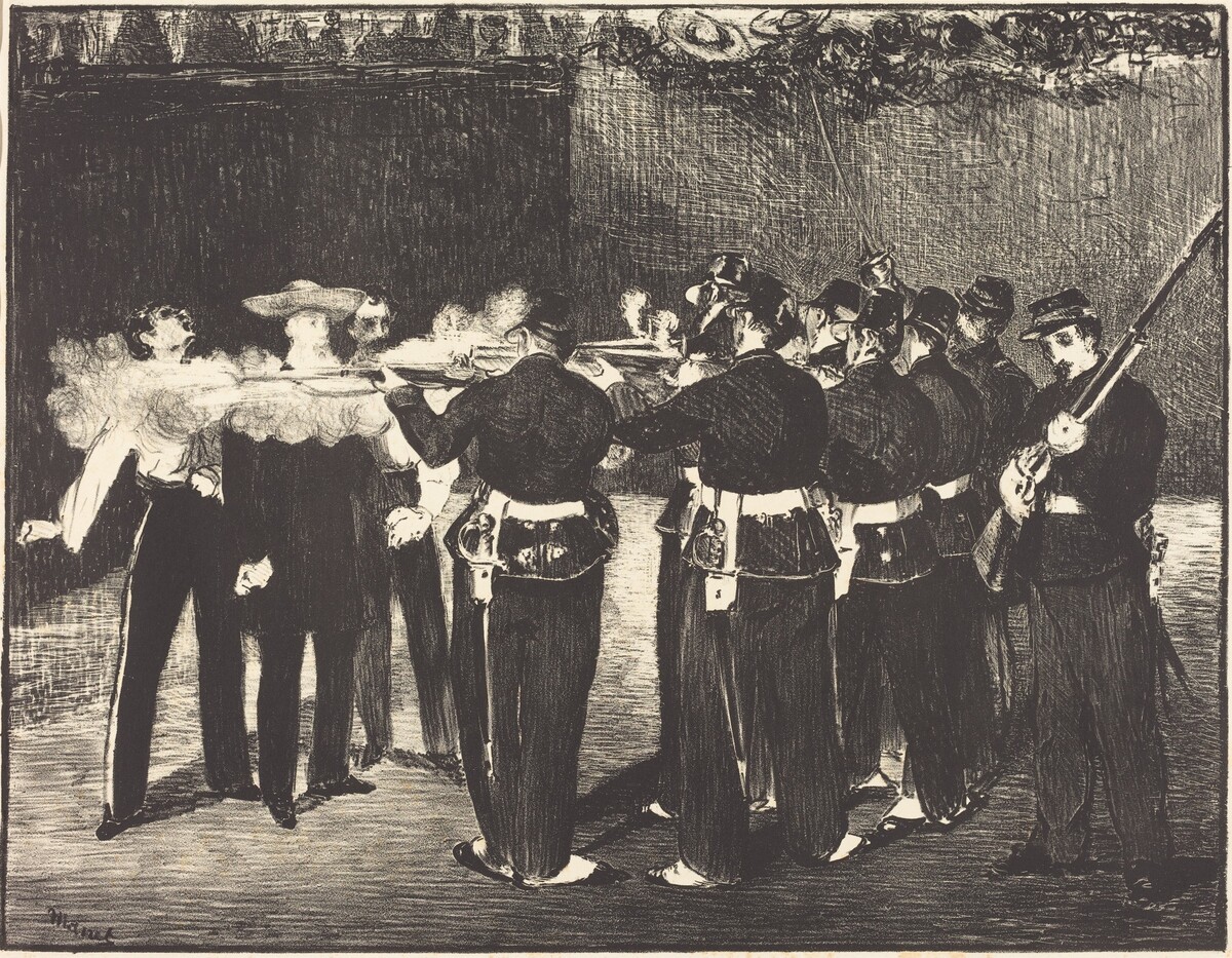 Death of Maximilian at Queretaro (L'executionde Maximilien)