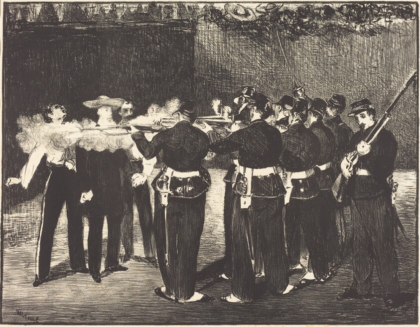 Death of Maximilian at Queretaro (L'executionde Maximilien)