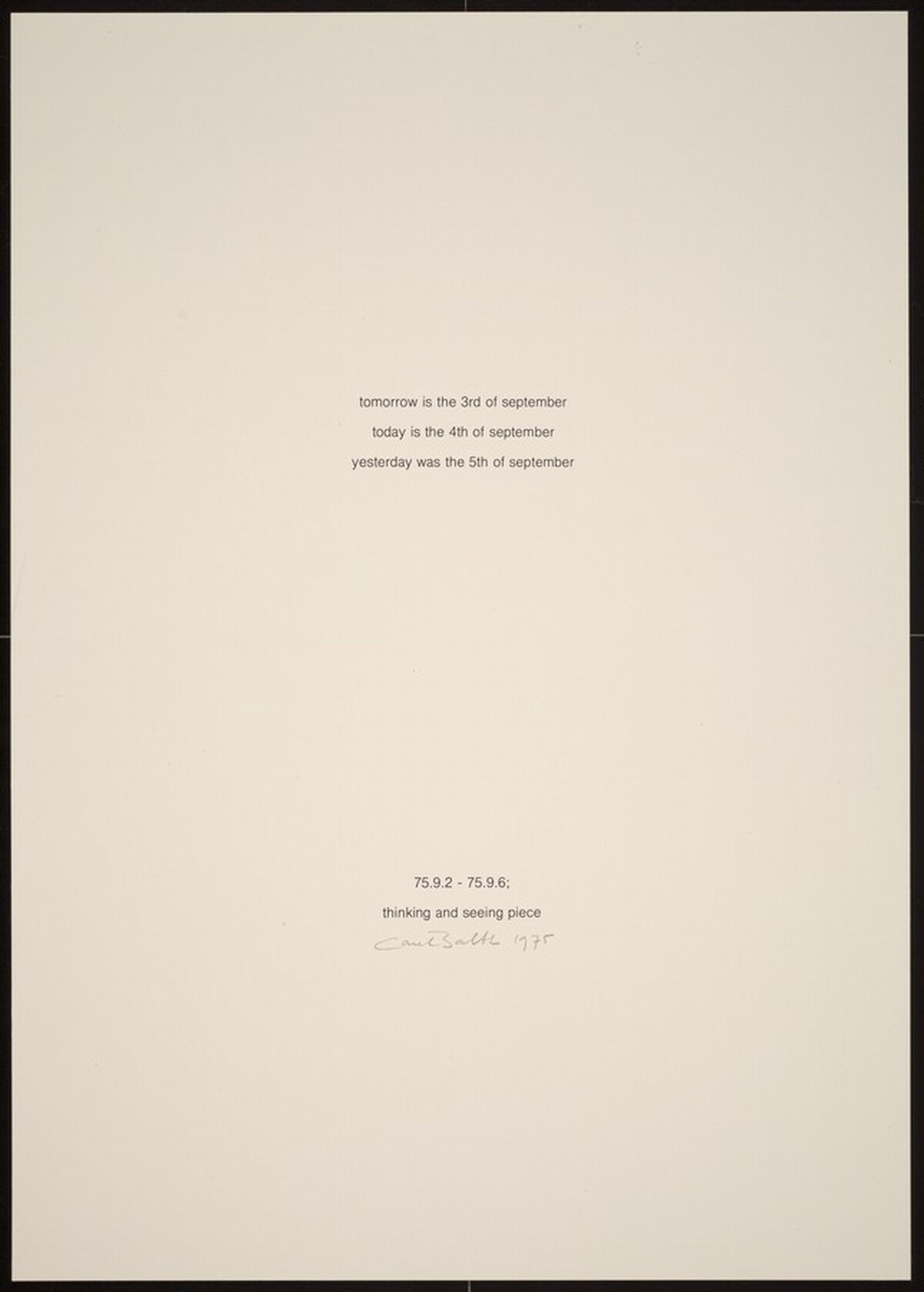 Thinking and Seeing Piece 2/3