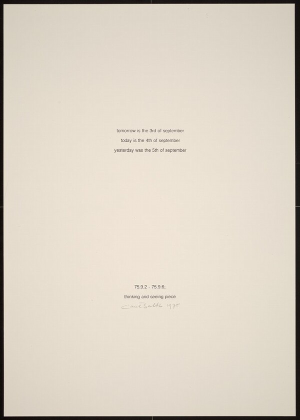 Thinking and Seeing Piece 2/3