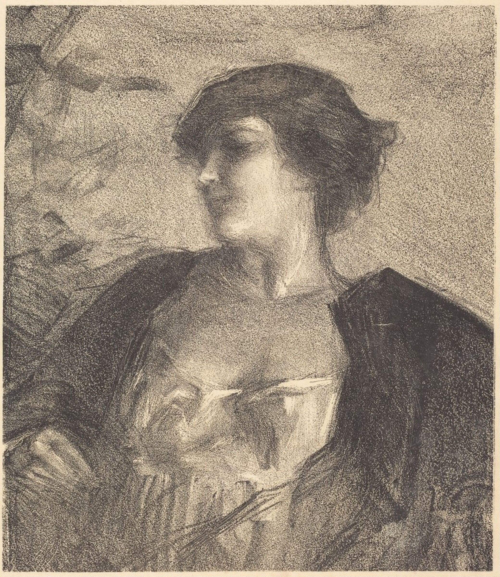 Melancholy, Albert Belleroche, 1907