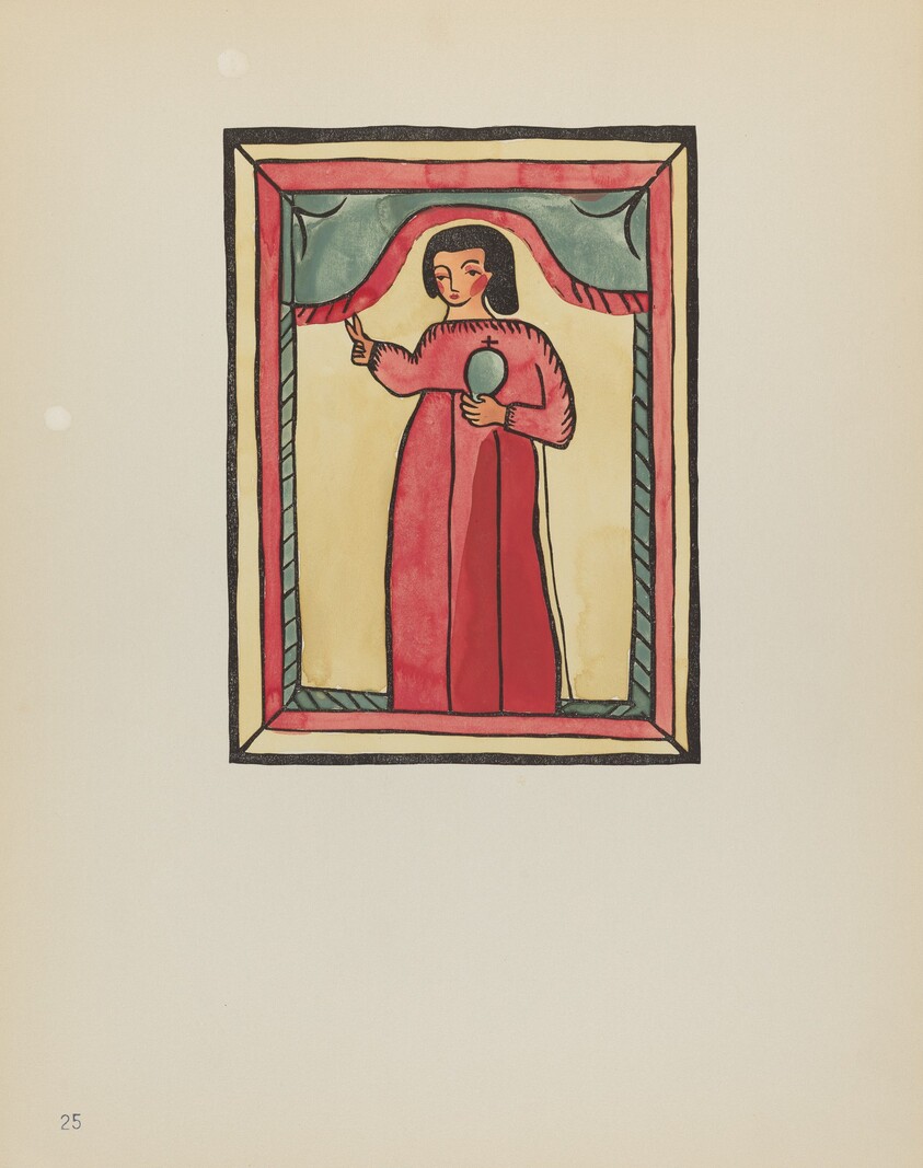 Plate 25: The Lost Child: From Portfolio "Spanish Colonial Designs of New Mexico"