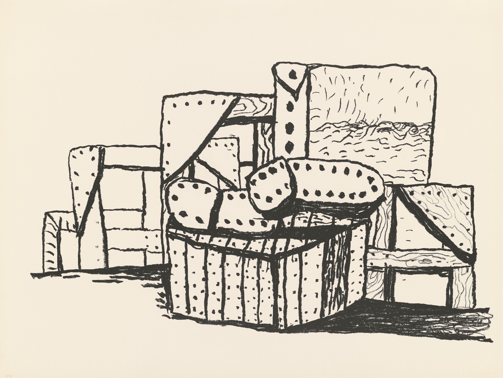 Studio Forms [special proof], Philip Guston, 1980