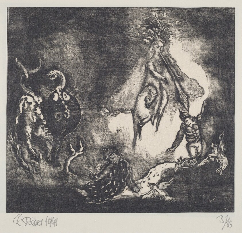 "And I saw the heaven opened, and behold a white horse..." XIX.11