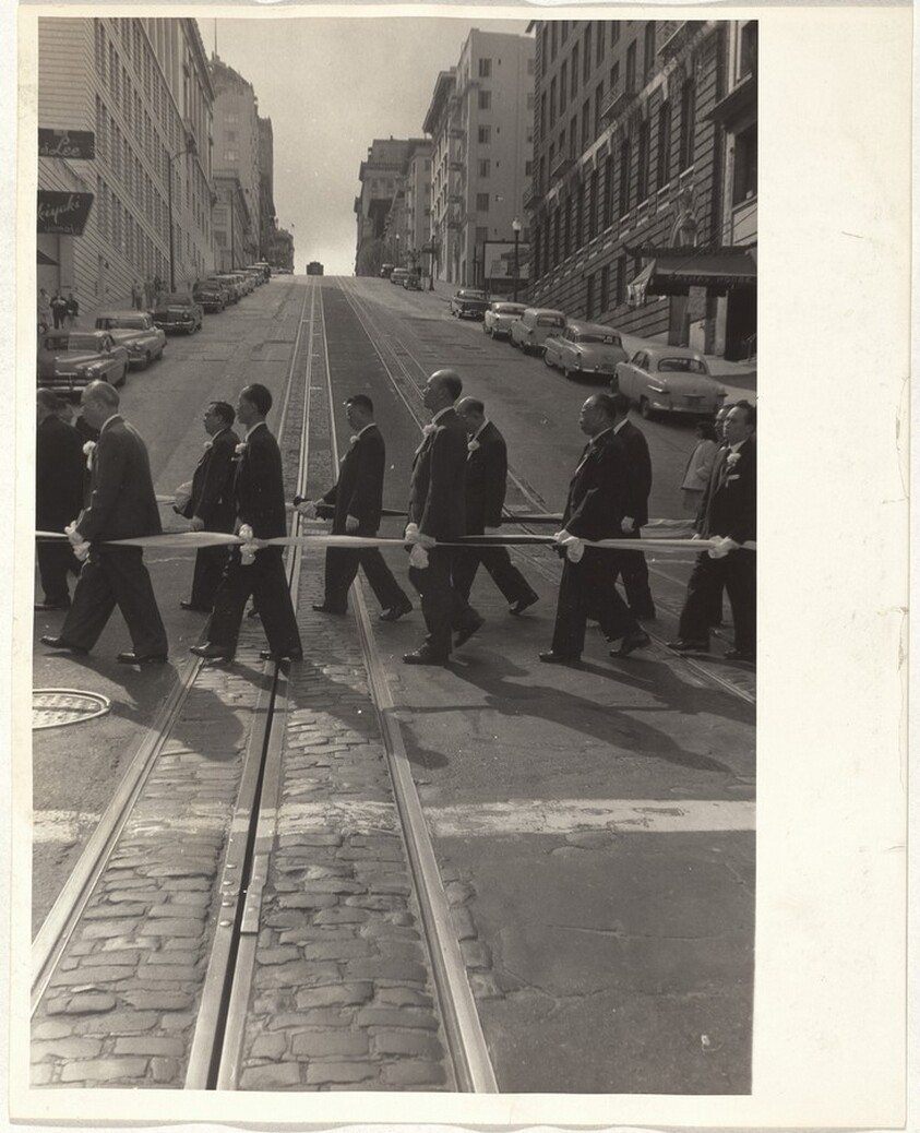 Funeral procession--San Francisco