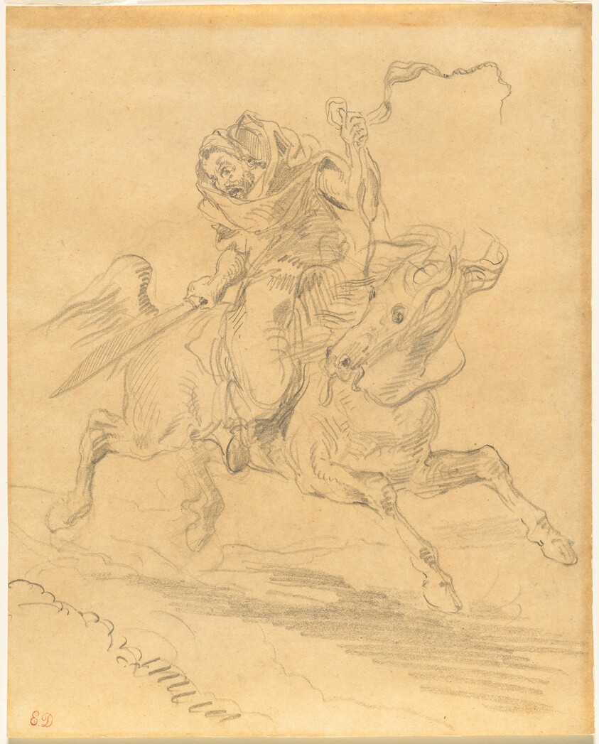 Arab Horseman at the Gallop