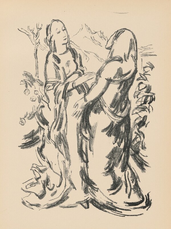 Heimuchung (The Visitation) from Deutsche Graphiker der Gegenwart (German Printmakers of Our Time)