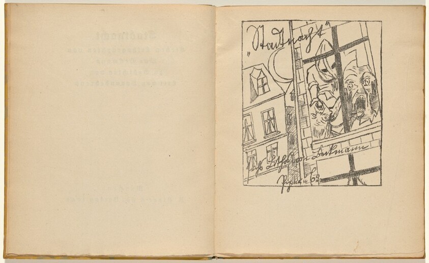 Titelblatt (title page) from Stadtnacht (City Night)