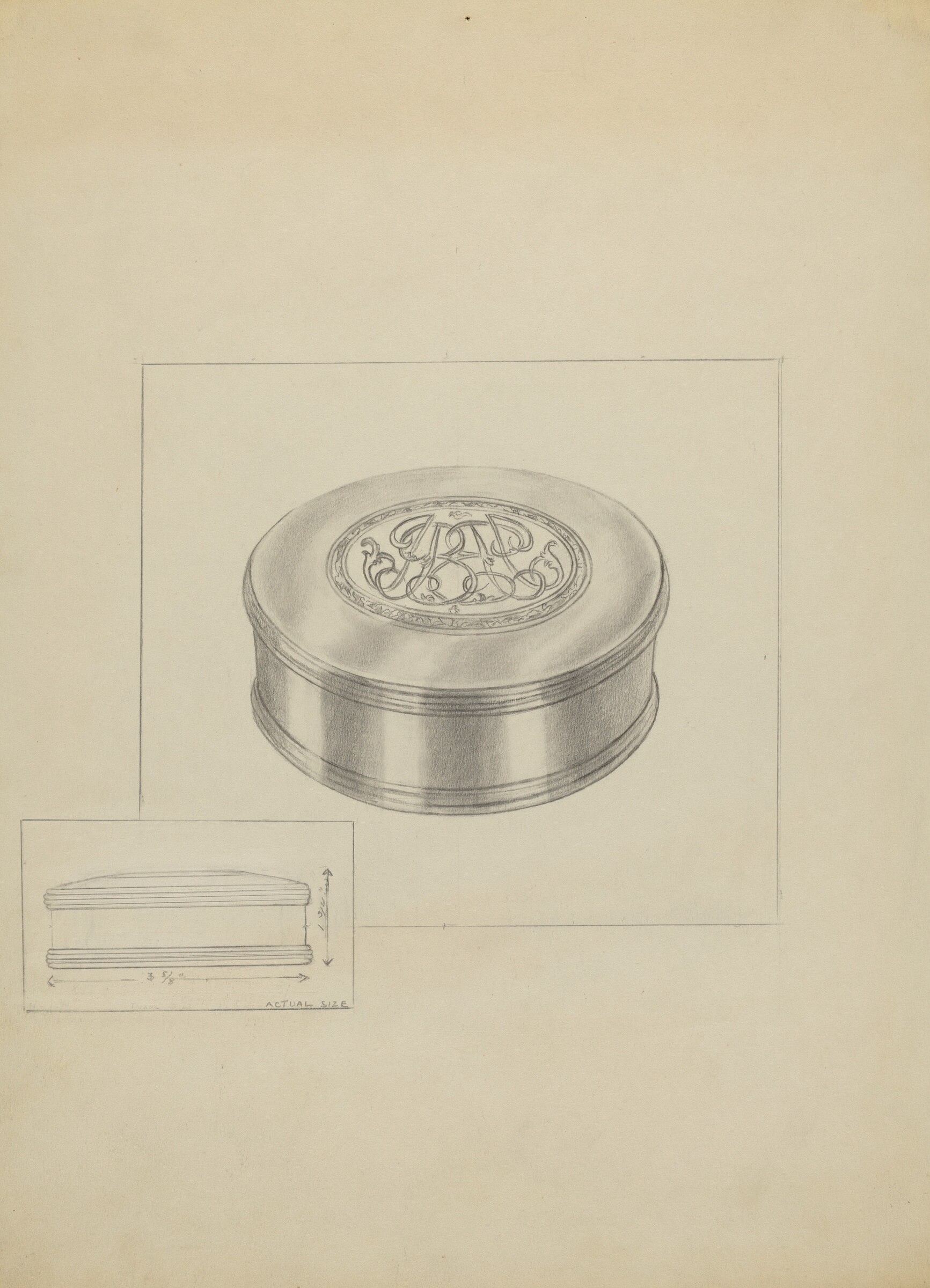 Silver Box, Sara Garfinkel, c. 1936