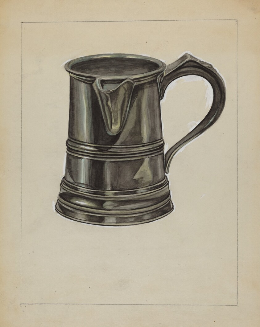 Pewter Pitcher