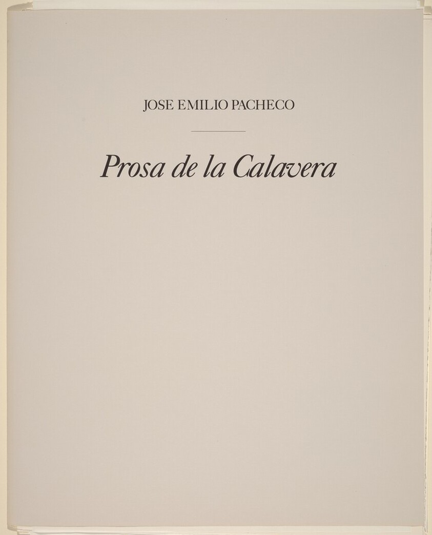 Prosa de la Calavera