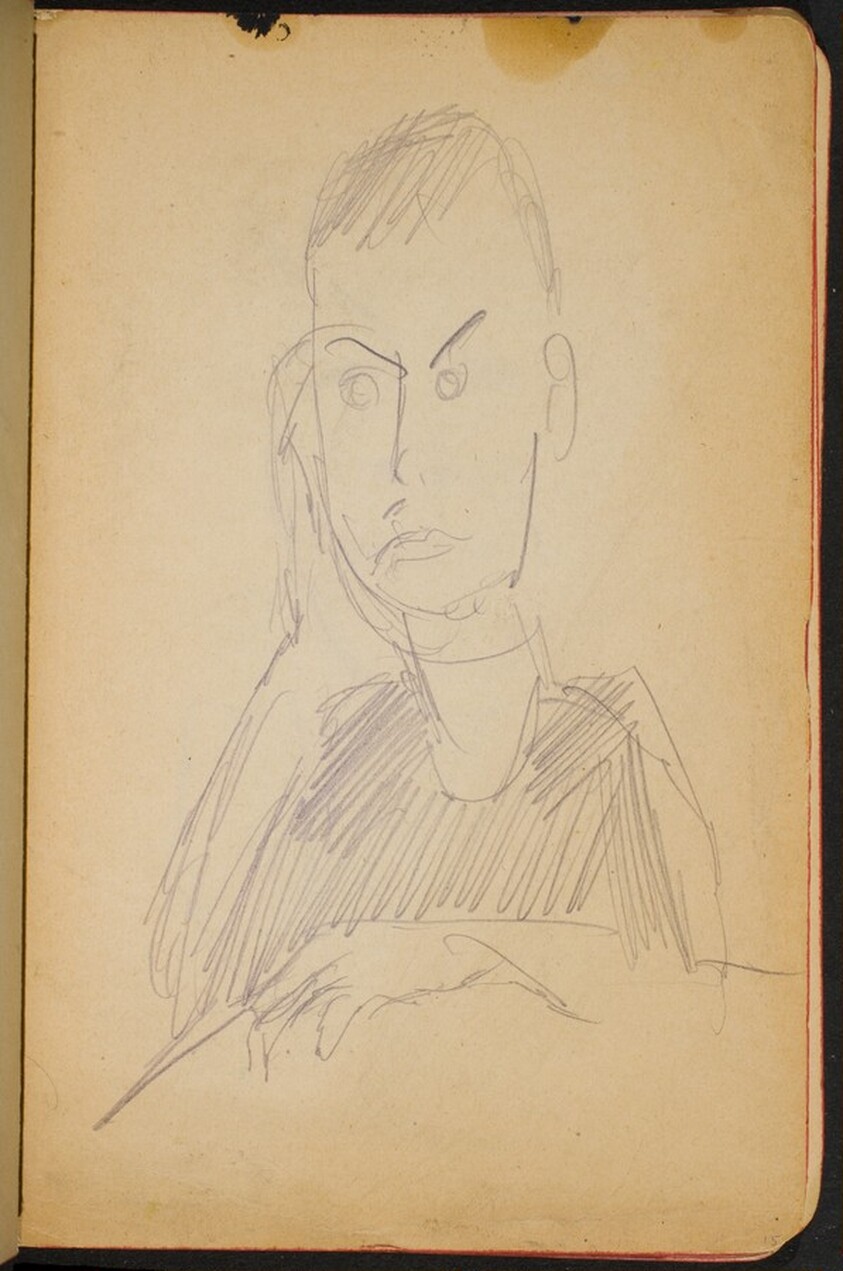 junger Mann mit aufgestütztem Kopf (Young Man, Propped Up) [p. 15]