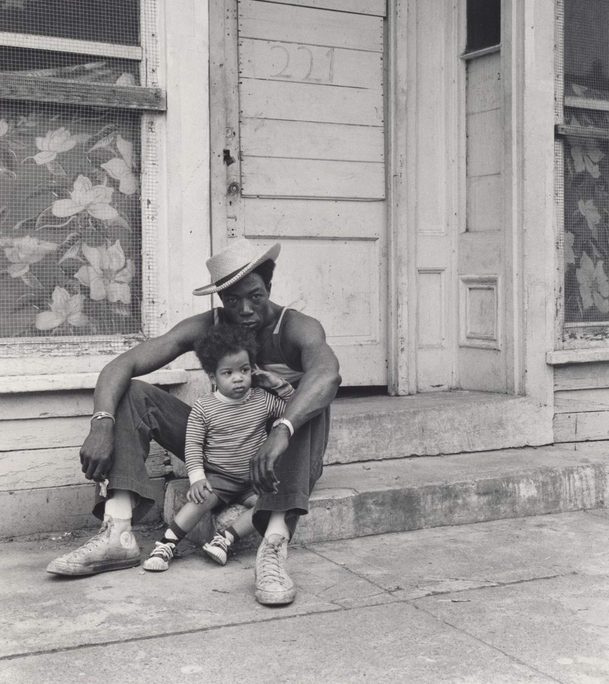 Jimmy Webster with His Father, Verne, Milton Rogovin, 1973