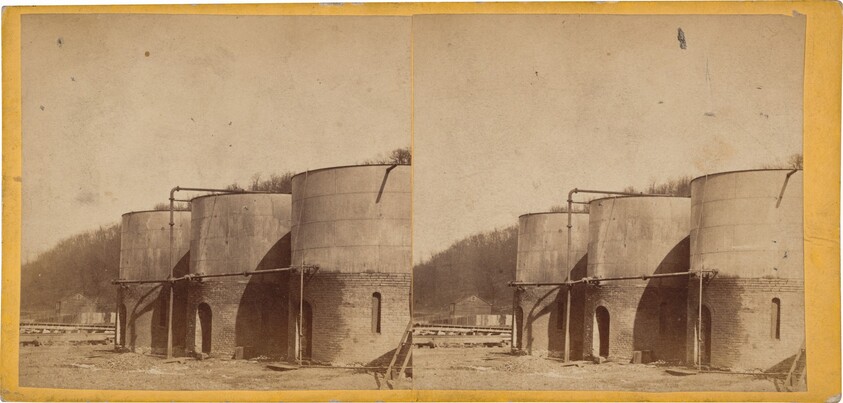 Oil Tanks, Clark & Sumner, Standard Petroleum Refinery, Pittsburg, Pennsylvania