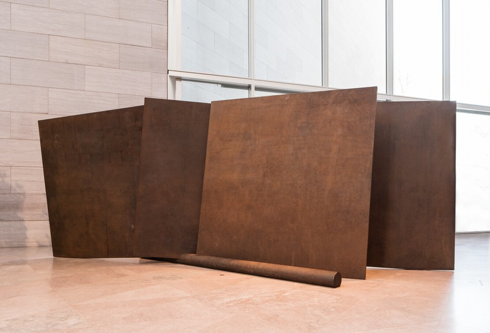 Five Plates, Two Poles, Richard Serra, 1971