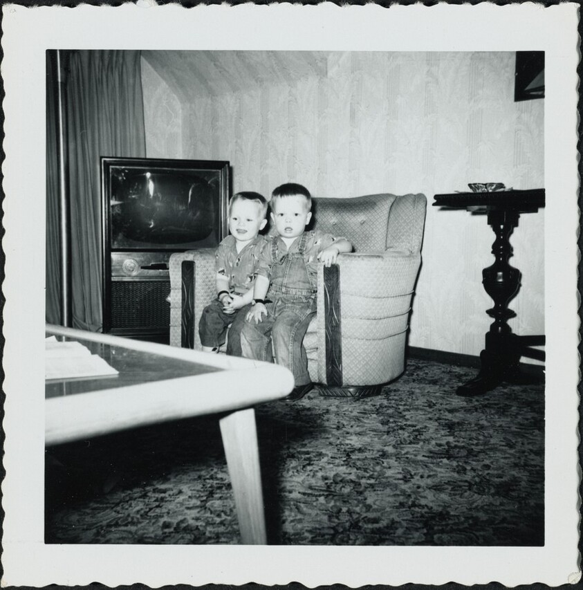 Untitled (Two boys on couch)