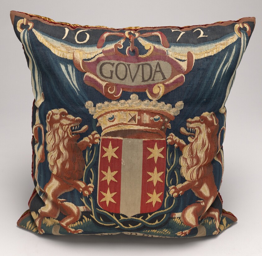 Tapestry-covered Cushion