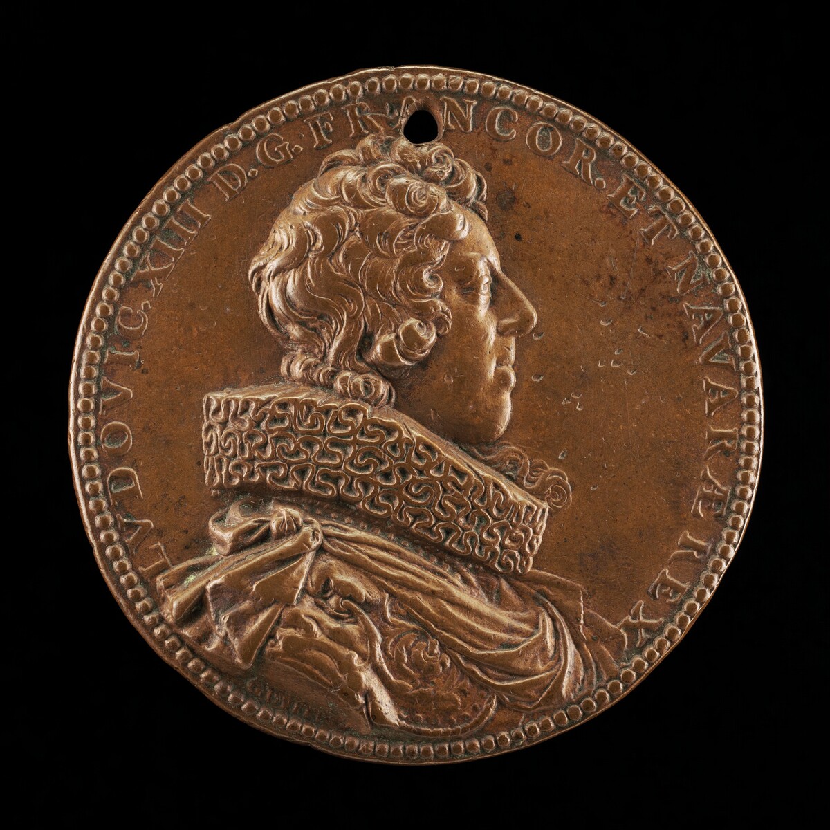 Louis XIII, 1601-1643, King of France 1610 [obverse]