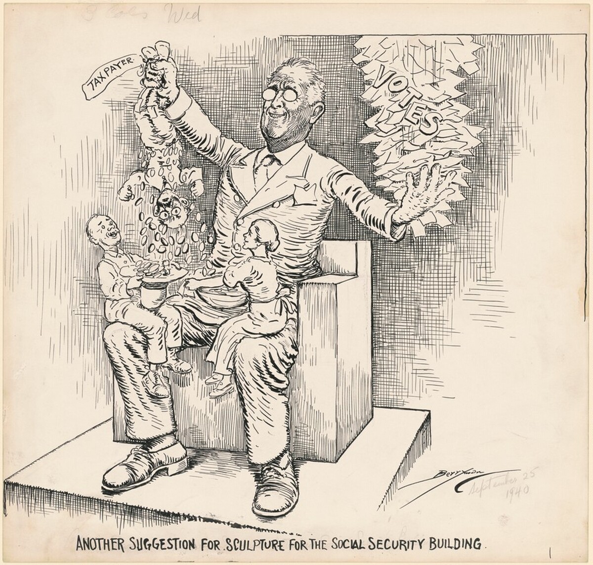 Another Suggestion for Sculpture for the Social Security Building