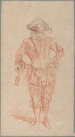 Mezzetin, Antoine Watteau, c. 1716
