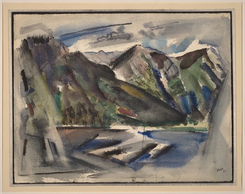 Echo Lake, Franconia Range, White Mountain Country