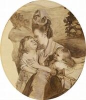 Sketch for The Copley Family, John Singleton Copley, 1776