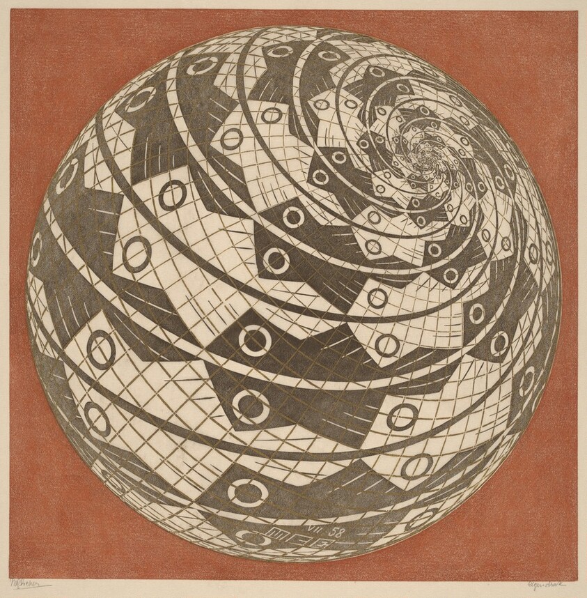Sphere Surface with Fish