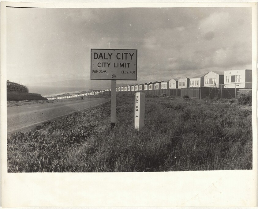 Highway marker--Dale City, California