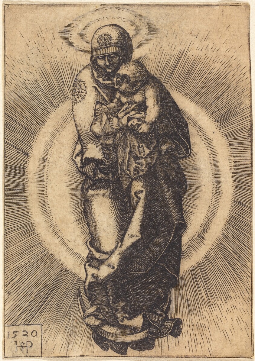 The Virgin and Child on the Crescent