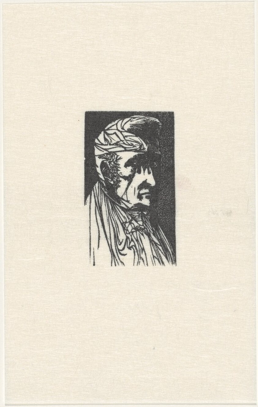 George Richmond In His Engraving Costume