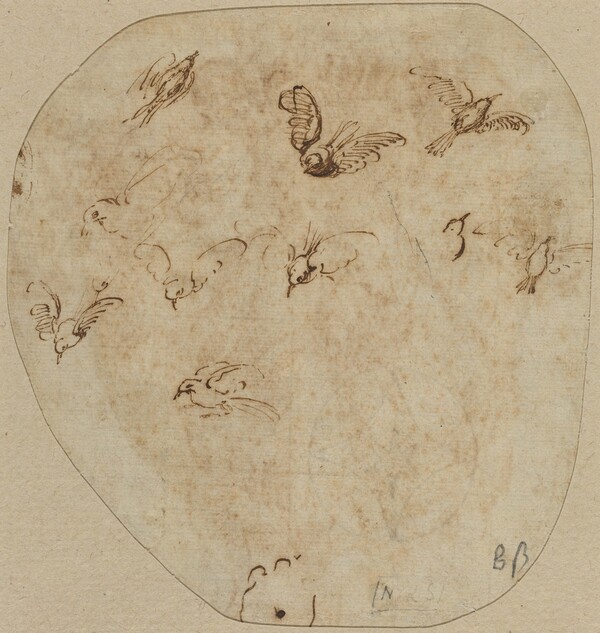 Birds in Flight [verso]