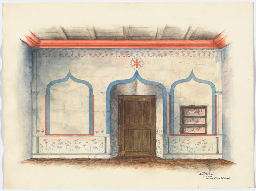 Restoration Drawing: Wall Painting