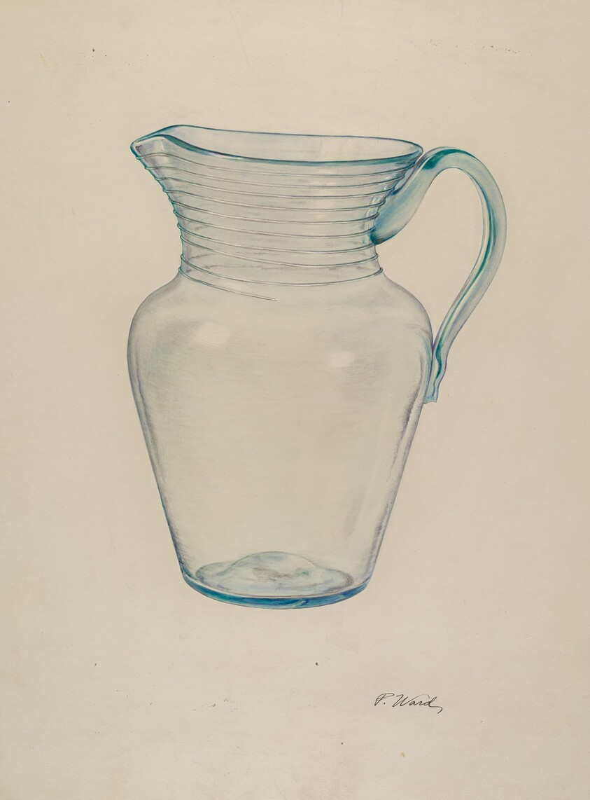 Glass Water Pitcher