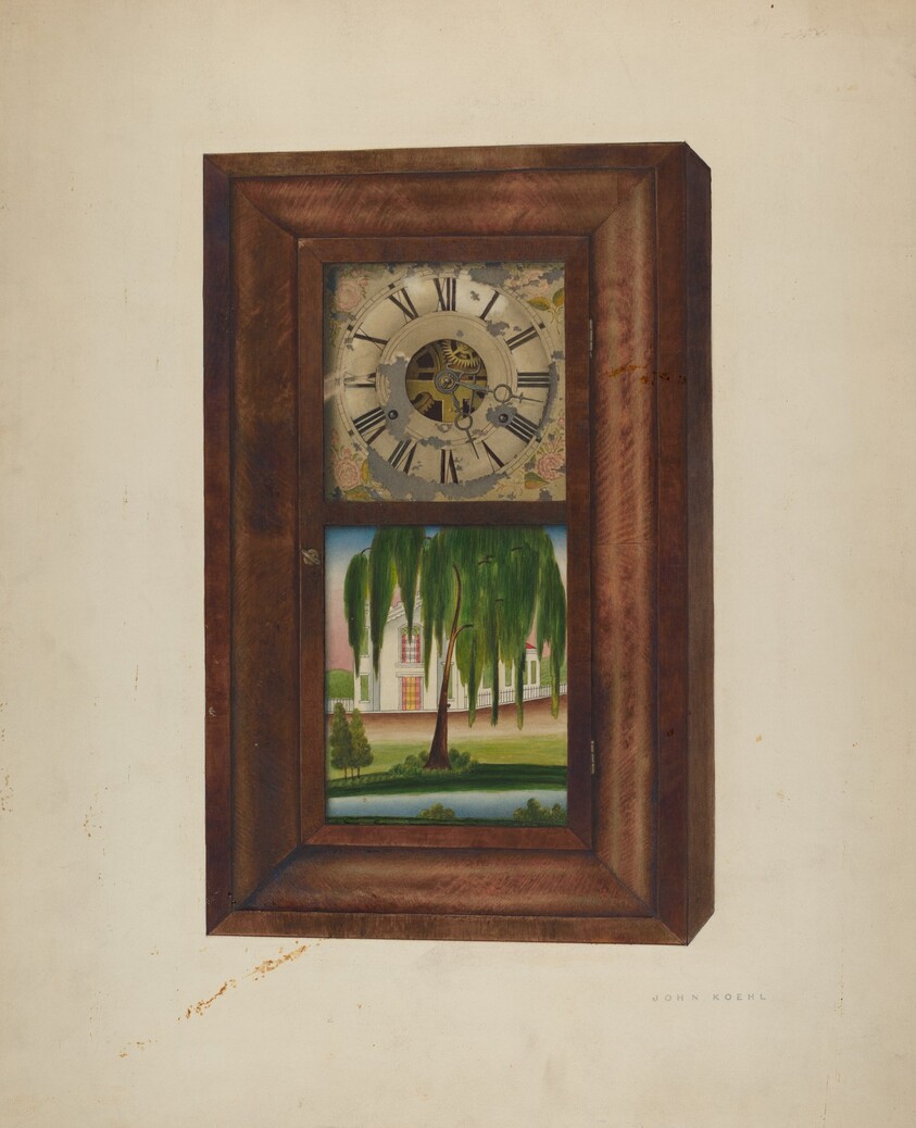 Painted Clock
