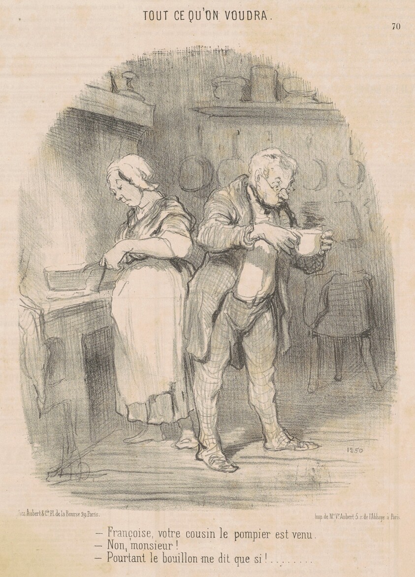 Francois, votre cousin le pompier est venu ...