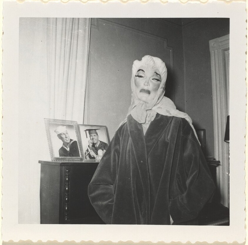 "This is the only way Sara would pose for a picture, being dressed in this disguise"