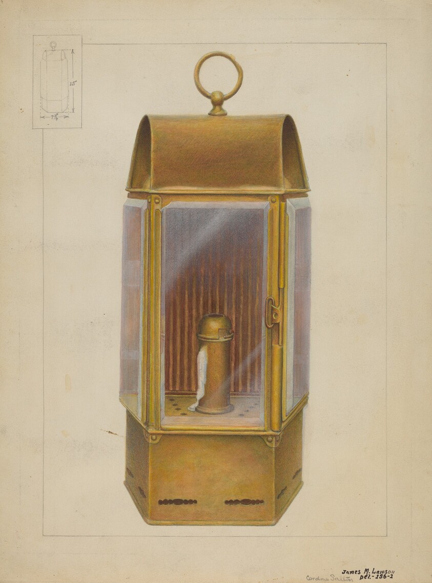 Wardroom Lamp from "Constitution"