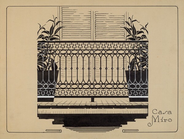 Cast Iron Balcony Rail